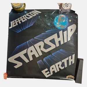 Jefferson Starship Earth 22x22 Vintage 1978 Grunt Records Promo Album Poster